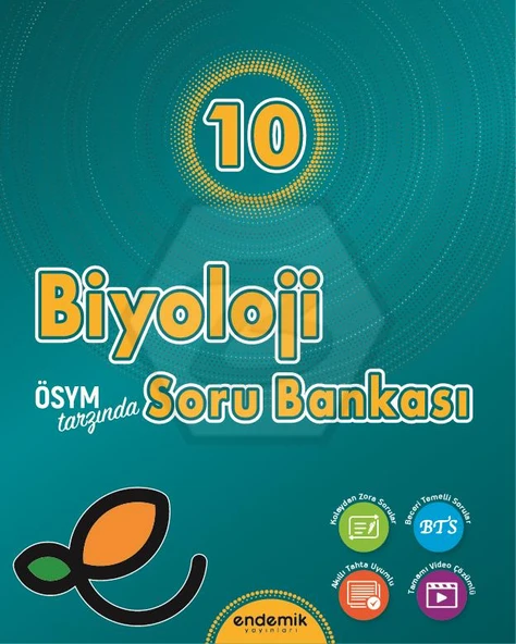Endemik 2026 10. Sınıf Biyoloji Soru Bankası Güncel Müfredat ürün görseli 1