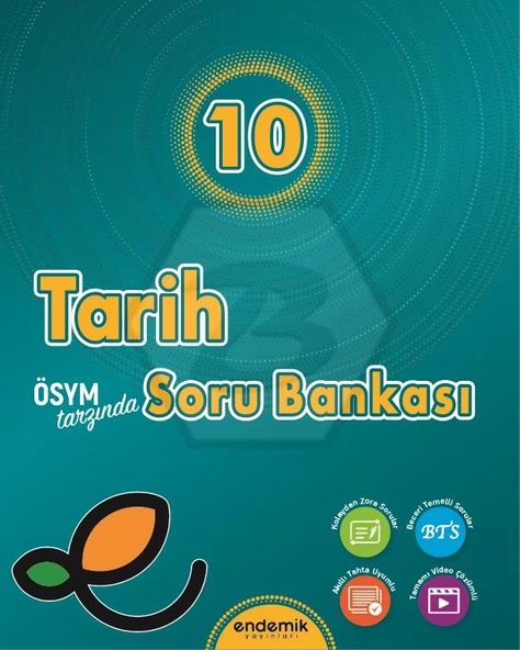 Endemik 2026 10. Sınıf Tarih Soru Bankası Güncel Müfredat ürün görseli 1