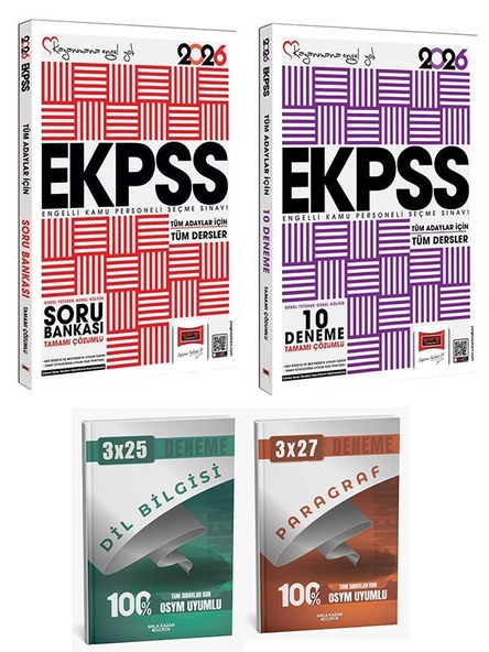 Anla Kazan + Yargı 2026 EKPSS Soru Bankası + 10 Deneme 2 li Set Yargı Yayınları ürün görseli 1