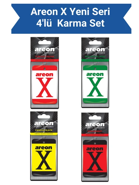 X Yeni Seri 4'lü Karma Set ürün görseli 1