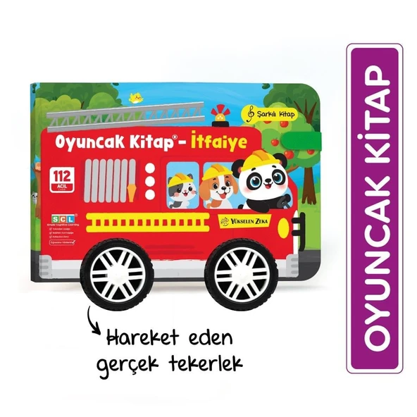 Oyuncak Kitap   İtfaiye  Gerçek Tekerlekli ürün görseli 1
