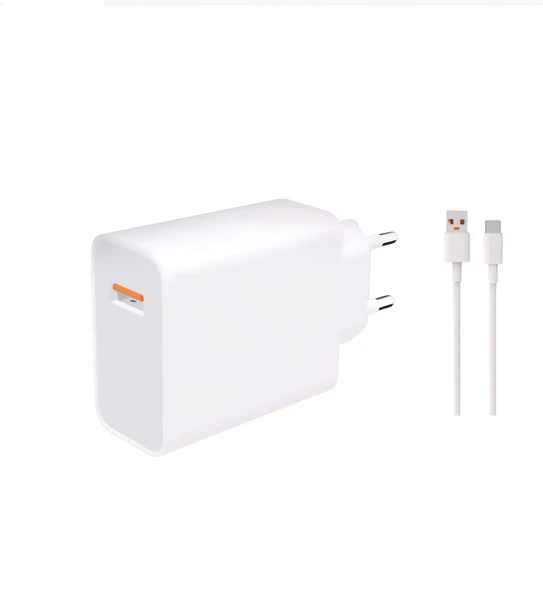 Xiaomi Uyumlu Type-C 33W Hızlı Şarj Cihazi Şarj + Kablo 5A ürün görseli 1