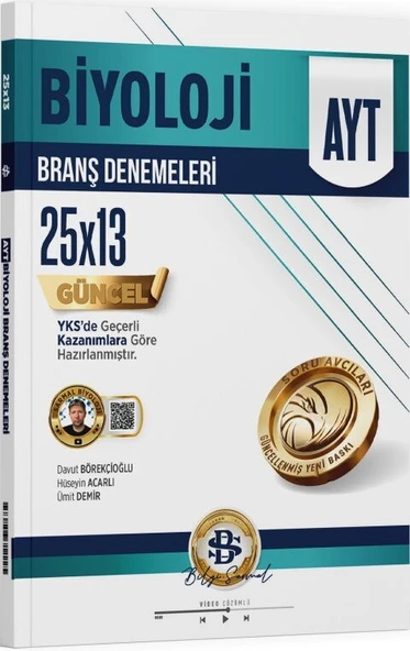 AYT Biyoloji 25 x 13 Denemeleri Bilgi Sarmal ürün görseli 1