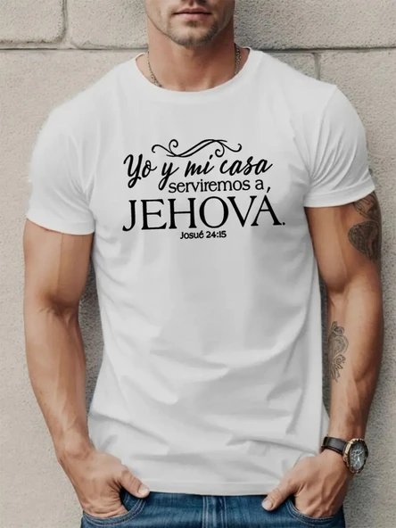 Erkek Jehova Baskılı Süprem T-shirt ürün görseli 1