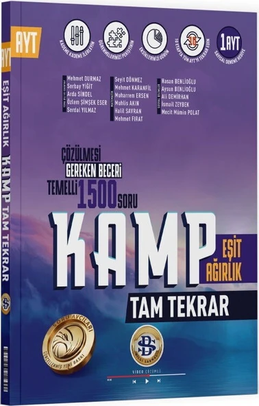 AYT Eşit Ağırlık Tam Tekrar Kamp Bilgi Sarmal Yayınları ürün görseli 1