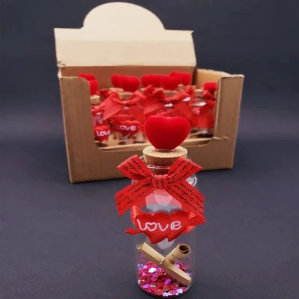 Love Kalpli Dilek Şişesi ürün görseli 1