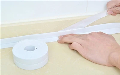 BEYAZ Su Sızdırmaz Lavabo Kenar Bandı (KUTUSUZ)(3.2m) ürün görseli 1
