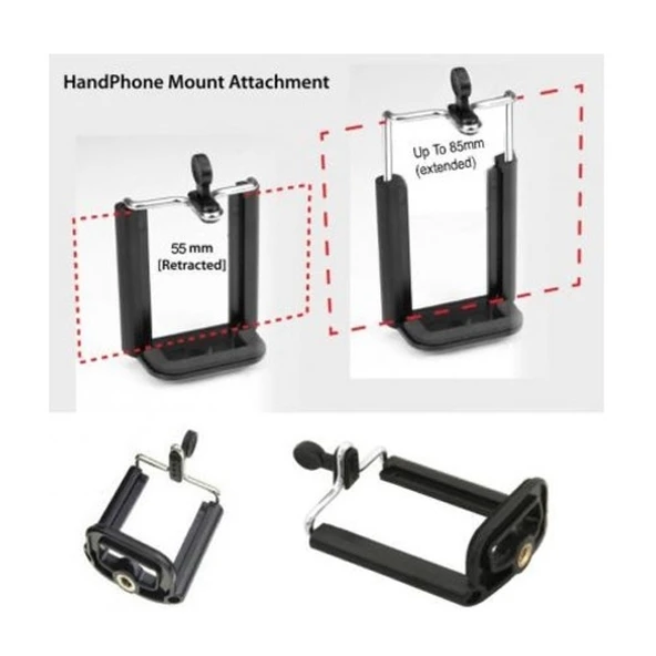 Cep Telefonu Tripod Bağlantı Aparatı ürün görseli 1
