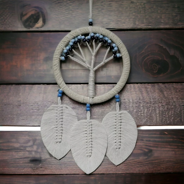 Rüya Kovan Hayat Ağacı Dream Catcher Ekru ürün görseli 1