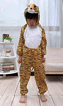 Çocuk Kaplan Kostumu - Aslan Kostümü - Resim 2