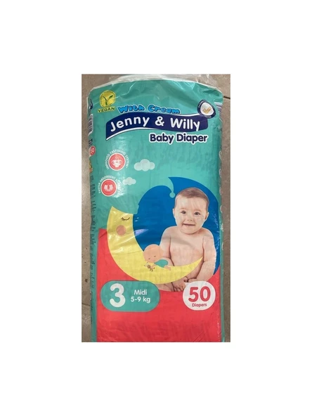 Jenny & Willy Bebek Bezi 3 Numara 50 Adet ürün görseli 1