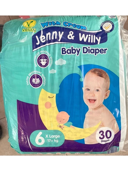 Jenny & Willy Bebek Bezi 6 Xl 30 Adet ürün görseli 1