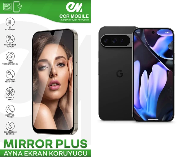 Google Pixel 9 Pro XL ile Uyumlu Esnek Ayna(Mirror) 9H Nano Ekran Koruyucu ürün görseli 1