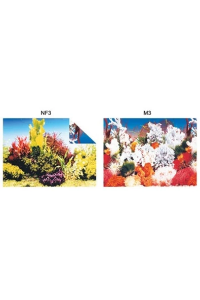 Kw Zone Akvaryum Arka Plan Poster 48 Cm 15 Mt ürün görseli 1