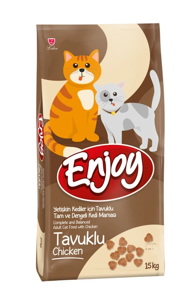 Enjoy Tavuklu Yetişkin Kedi Maması 15 Kg ürün görseli 1