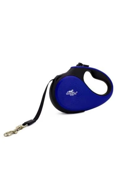 Doggie Soft Otomatik Köpek Uzatma Tasması Large Royal Mavi 50 Kg 5 Mt ürün görseli 1