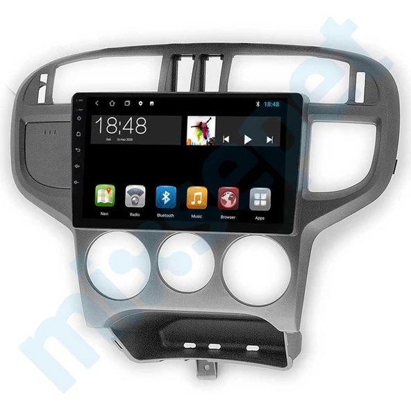 Maygo MYG-464 Serisi Hyundai Matrix 2006-2010 Model Uyumlu 4GB Ram 64GB Hafıza Qled 4+64 Carplay Android Auto Destekli Multimedya Navigasyonlu Teyp ürün görseli 1