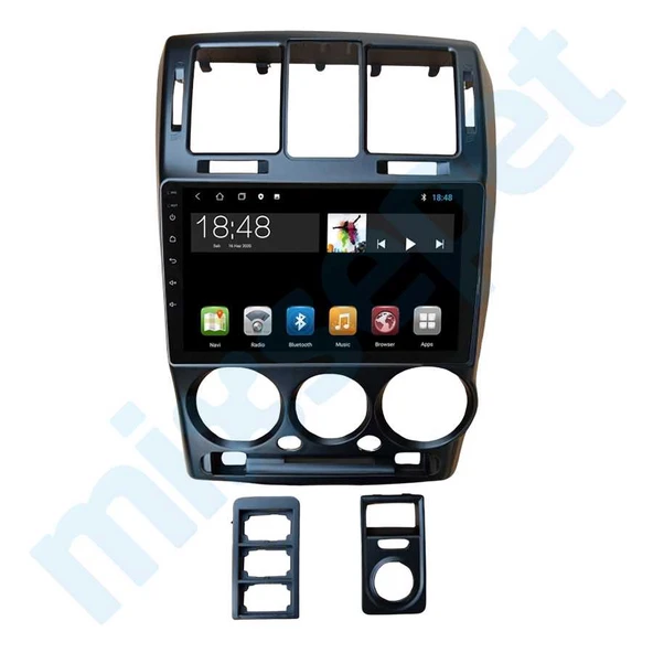 Maygo MYG-464 Serisi Hyundai Getz 2003-2010 Model Uyumlu 4GB Ram 64GB Hafıza Qled 4+64 Carplay Android Auto Destekli Multimedya Navigasyonlu Teyp ürün görseli 1