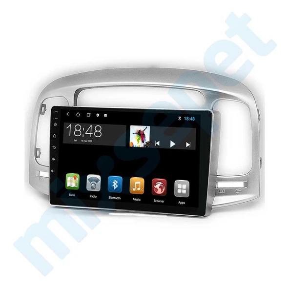 Maygo MYG-464 Serisi Hyundai Accent Era 2006-2012 Model Uyumlu 4GB Ram 64GB Hafıza Qled 4+64Carplay Android Auto Destekli Multimedya Navigasyonlu Teyp ürün görseli 1