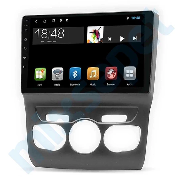 Maygo MYG-8128 Serisi Citroen C4 2012-2017 Model Uyumlu 8GB Ram 128GB Hafıza Qled Carplay Android Auto Destekli Multimedya Oem Navigasyonlu Teyp ürün görseli 1