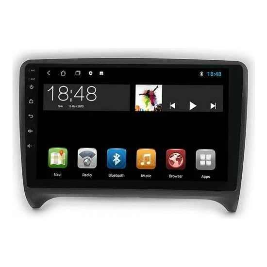 Maygo MYG-8128 Serisi Audi A4 2002-2008 Model Uyumlu 8GB Ram 128GB Hafıza Qled Carplay Android Auto Destekli Multimedya Oem Navigasyonlu Teyp ürün görseli 1