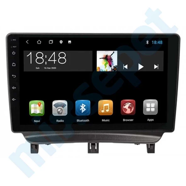 Maygo MYG-464 Serisi Ford Courier 2014-2018 Model Uyumlu 4GB Ram 64GB Hafıza Qled 4+64 Carplay Android Auto Destekli Multimedya Navigasyonlu Teyp ürün görseli 1