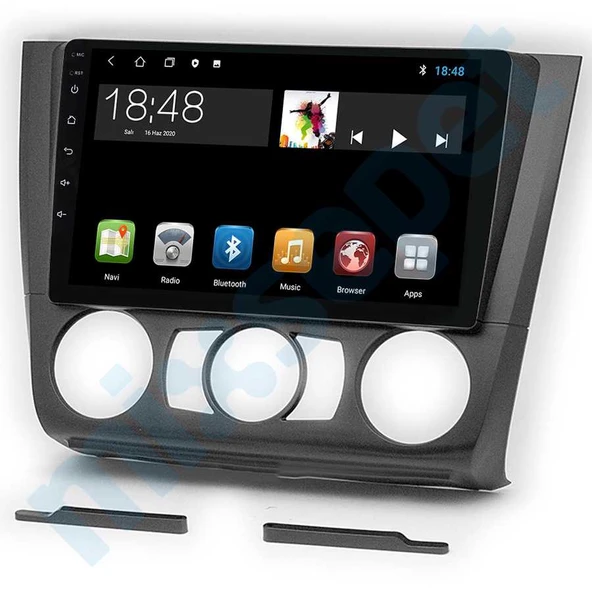 Maygo MYG-8128 Serisi Bmw 1 Serisi E81 E82 E87 E88 2007-2011 Model Uyumlu Manuel Klima 8GB Ram 128GB Hafıza Qled 8+128 Carplay Android Auto Destekli Multimedya Navigasyonlu Teyp ürün görseli 1