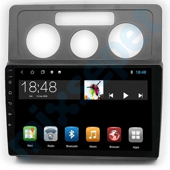 Maygo MYG-464 Serisi Volkswagen Caddy 2004-2015 Model Uyumlu 4GB Ram 64GB Hafıza Qled 4+64 Carplay Android Auto Destekli Multimedya Navigasyonlu Teyp ürün görseli 1