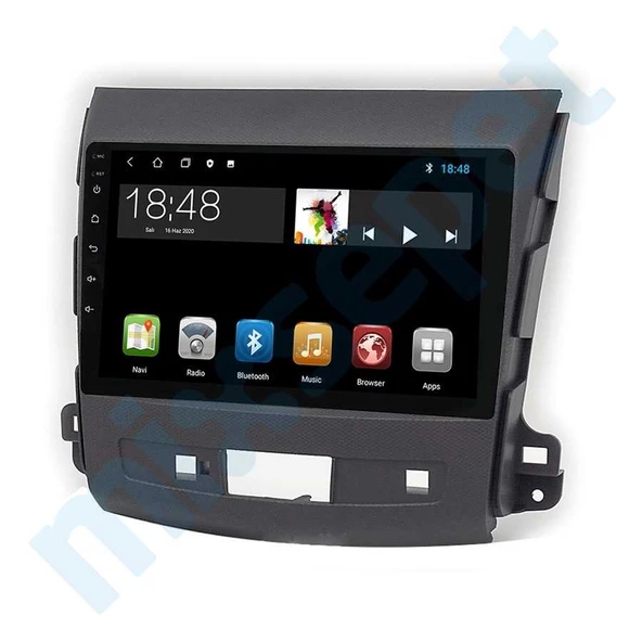 Maygo MYG-464 Serisi Mitsubishi Outlander 2008-2012 Model Uyumlu 4GB Ram 64GB Hafıza Qled 4+64 Carplay Android Auto Destekli Multimedya Navigasyonlu Teyp ürün görseli 1