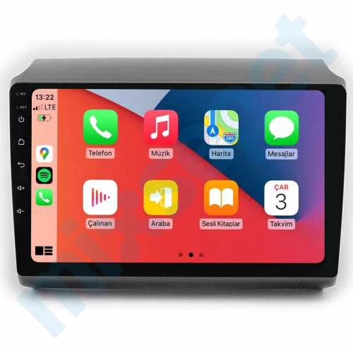 Fiat Ducato 2012-2021 6 GB Ram 64 GB Hafıza Qled 9 İnç Android Auto ve CarPlay Multimedya Sistemi ürün görseli 1