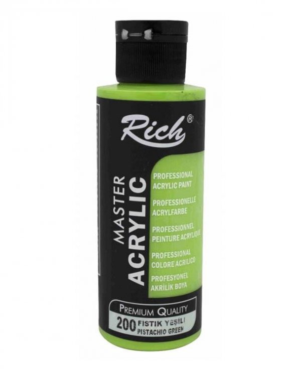 Rich Master Akrilik Boya Fıstık Yeşili 120ml ürün görseli 1