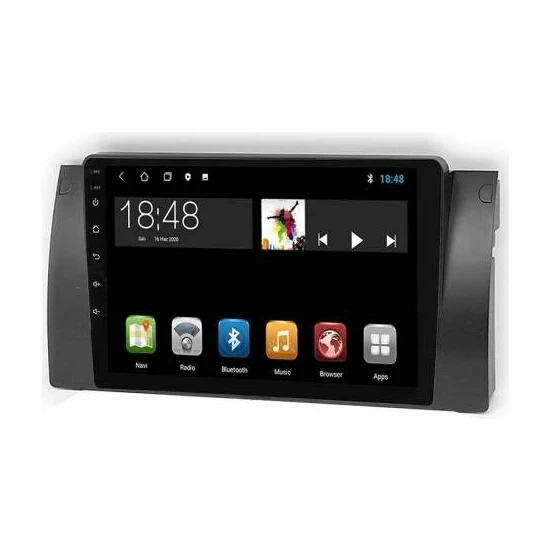 Maygo MYG-8128 Serisi Bmw E39 1996-2006 Model Uyumlu 8GB Ram 128GB Hafıza Qled Carplay Android Auto Destekli Multimedya Oem Navigasyonlu Teyp ürün görseli 1