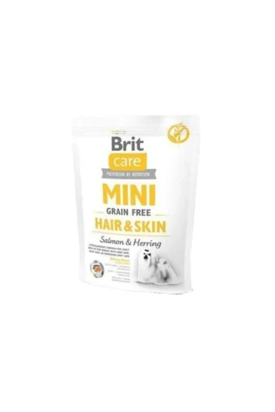 Brit Care Mini Hair&skin Somonlu Ve Ringa Balıklı Tahılsız Köpek Maması 2kg ürün görseli 1