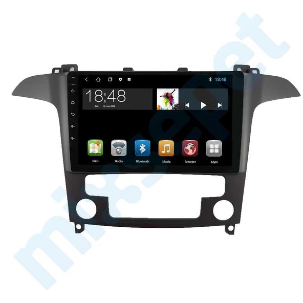 Maygo MYG-8128 Serisi Ford S-max 2006-2009 Model Uyumlu 8GB Ram 128GB Hafıza Qled 8+128 Carplay Android Auto Destekli Multimedya Navigasyonlu Teyp ürün görseli 1