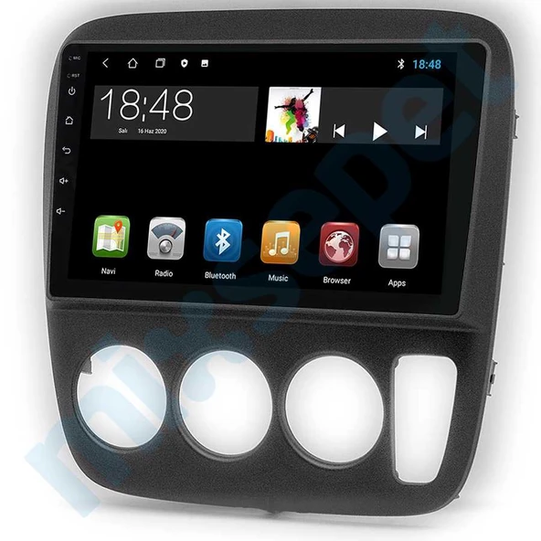Maygo MYG-8128 Serisi Honda Crv 1997-2001 Model Uyumlu 8GB Ram 128GB Hafıza Qled 8+128 Carplay Android Auto Destekli Multimedya Navigasyonlu Teyp ürün görseli 1