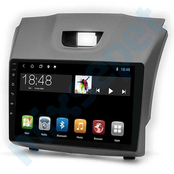 Maygo MYG-464 Serisi İsuzu D-max 2012-2019 Model Uyumlu 4GB Ram 64GB Hafıza Qled 4+64 Carplay Android Auto Destekli Multimedya Navigasyonlu Teyp ürün görseli 1