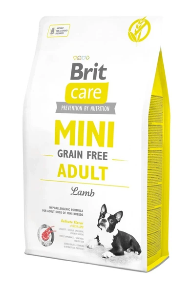 Brit Care Mini G-F Adult Küçük Irk Yetişkin Kuzulu Köpek Maması 2 kg ürün görseli 1