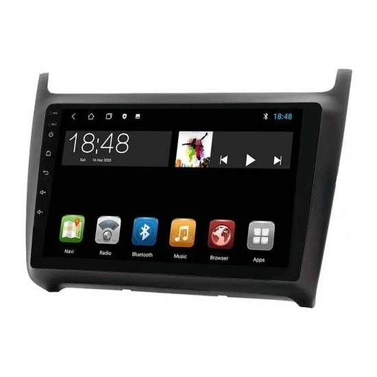 Maygo MYG-464 Serisi Volkswagen Polo 2015-2018 Model Uyumlu 4GB Ram 64GB Hafıza Qled Carplay Android Auto Destekli Multimedya Oem Navigasyonlu Teyp ürün görseli 1