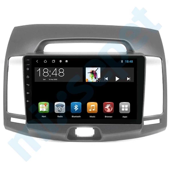 Maygo MYG-464 Serisi Hyundai Elantra 2006-2010 Model Uyumlu 4GB Ram 64GB Hafıza Qled 4+64 Carplay Android Auto Destekli Multimedya Navigasyonlu Teyp ürün görseli 1