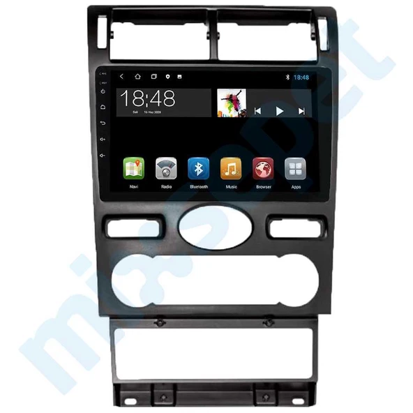 Maygo MYG-8128 Serisi Ford Mondeo 2003-2007 Model Uyumlu 8GB Ram 128GB Hafıza Qled 8+128 Carplay Android Auto Destekli Multimedya Navigasyonlu Teyp ürün görseli 1