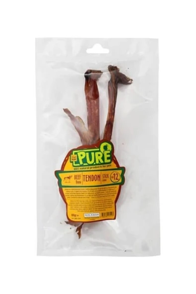 Delibon Kurutulmuş Çubuk Dana Tendon Köpek Ödül Maması 100 gr ürün görseli 1