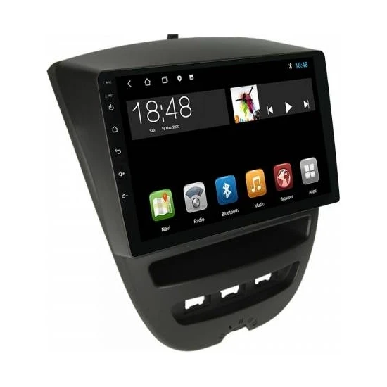Maygo MYG-8128 Serisi Peugeout 107 2005-2014 Model Uyumlu 8GB Ram 128GB Hafıza Qled Carplay Android Auto Destekli Multimedya Oem Navigasyonlu Teyp ürün görseli 1