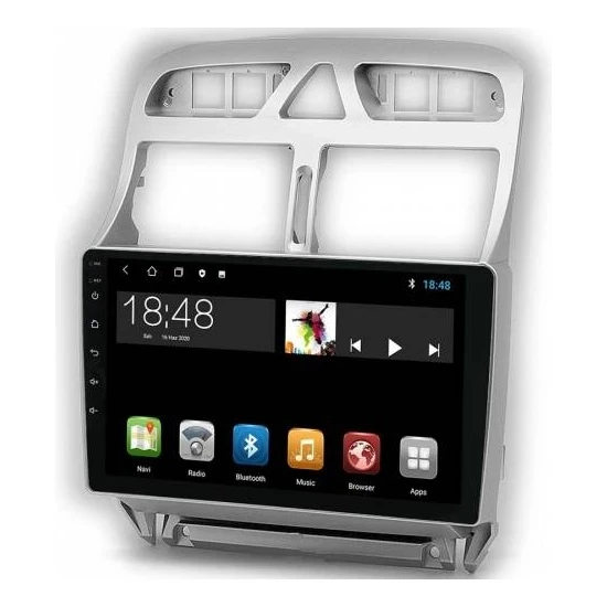Maygo MYG-8128 Serisi Peugeout 307 20022013 Model Uyumlu 8GB Ram 128GB Hafıza Qled Carplay Android Auto Destekli Multimedya Oem Navigasyonlu Teyp ürün görseli 1