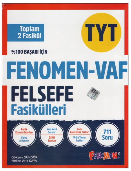 Fenomen-Vaf Tyt Felsefe Fasikülleri ürün görseli 1