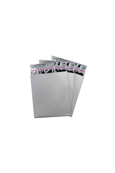 ALPJOY Metalize Poşet Lüks 50li 11x12 Gümüş ürün görseli 1