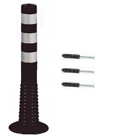Siyah Renk Otopark Düzenleyici 75 Cm Eco Delinatör ürün görseli 1