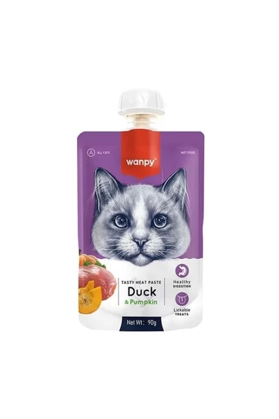 Taze Ördekli& Bal Kabaklı Kedi Et Ezmesi 90 gr ürün görseli 1