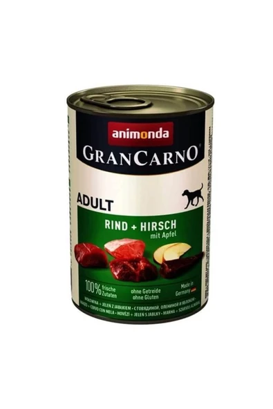 Gran Carno Geyikli ve Elmalı Köpek Konservesi 400 Gr ürün görseli 1