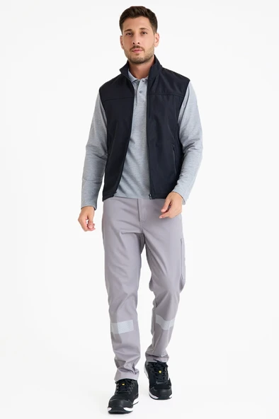 Softshell Yelek Robalı Dik Yakalı - Resim 2