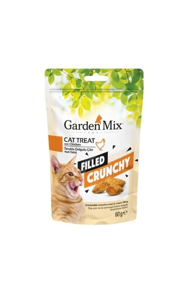 Garden Mix Tavuklu İçi Dolgulu Kedi Ödül Maması 60 Gr ürün görseli 1